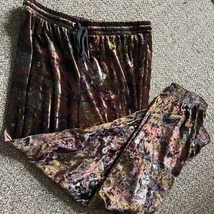 Velvet Camo Joggers
